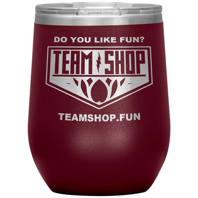 Team Shop-12oz Insulated Wine Tumbler